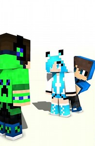 Animation Minecraft Mine Imator : Nvt gamer (Template By GHosTI15)