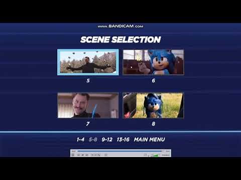 Sonic the Hedgehog 2020 DVD Menu Walkthrough