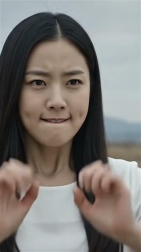 장풍을 쏘려다가 방귀를 쏘는 여자