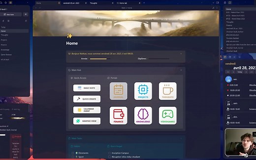 【Obsidian教程】Showcase成果展示 | 2023 基于MAKE插件全面构建Obsidian
