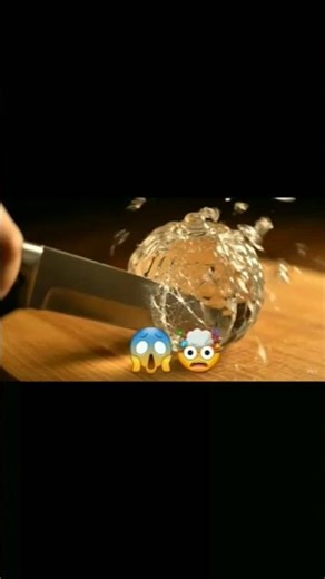 Smashing glass with satisfying sound. 🔪✨ #asmr #satisfying #glass