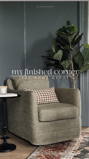 LIZ + AMY on Instagram: "The @homedepot really helped make my room feel complete! ✨✨comment “shop”and we will send you a Dm with a direct link to shop ✨✨ I just needed a couple statement pieces to bring this corner to life. This artificial fiddle leaf fig tree looks so realistic, and the vintage-style side table is such a pretty touch. It’s the perfect size to style with a few cute decor pieces! Also, I don’t want you guys to miss their decor days sale coming up in two weeks. From 5/1-5/5 where 