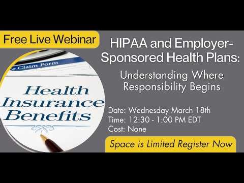 HIPAA and Employer-Sponsored Health Plans