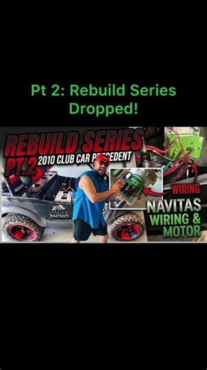 Pt. 2 Club Car Precedent Rebuild Series Dropped! #Golfcart #DIY #CartLife