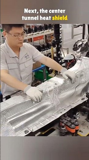 How Heat Shields Are Installed Under Your Car #assembly #automobile #manufacturing #factorytour