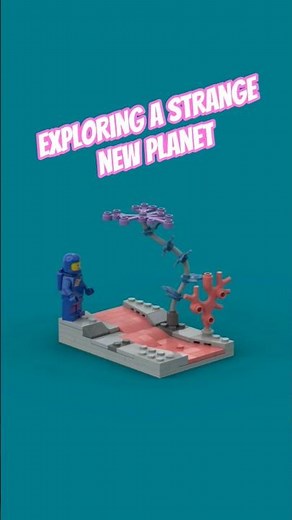 Exploring an Alien Planet – LEGO Space MOC #lego #legocollection #legoaddict #legospace
