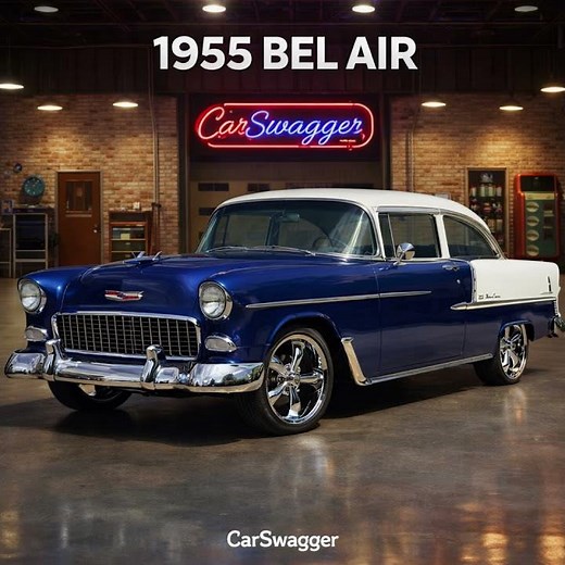 1955 Chevrolet Bel Air: The Car That Defined a Generation #chevy #classiccars #automotive