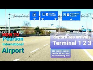 How To Enter Toronto Pearson International Airport Departure Arrival Terminal 1 2 3 day night in out