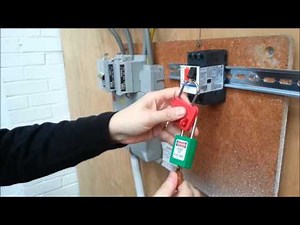 How to lockout a GV2ME16 Circuit Breaker
