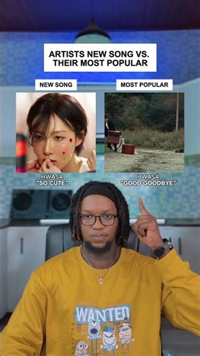 Artist New Song Vs. Their Most Popular song: HWASA "So Cute" #shorts #hwasa