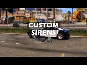 How to install a Custom Police Siren into GTA 5 | LSPDFR | USA Police (2022 Updated)