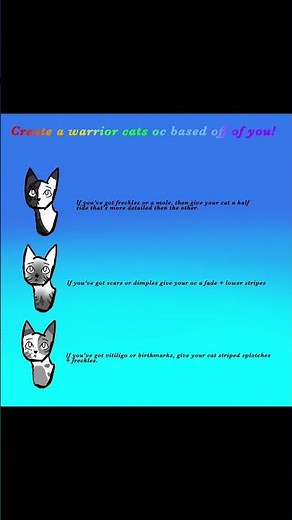 || Make a warrior cats oc based off of you! || #drawing #morphmaking #oc #warriorcats #wcue