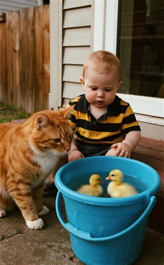 3.5M views · 40K reactions | Kucing orange dan anak sedang melihat bebek lucu 81 #kucinglucu #kucingoyen #oyen #kucinggemas #kucingorange #kucing #cat #kucinganimasi #animasi #fyp #reels | Ayu Rudy | Facebook