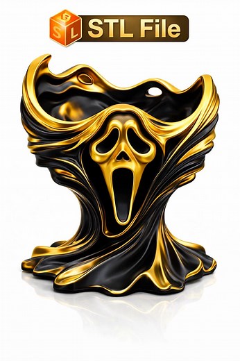 Ghost Face Horror Mask STL File – 3D Print Model, Halloween Decor (digital Download) Iron Lung - Etsy