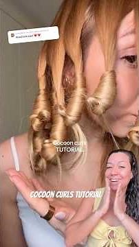 Cocoon curls tutorial finishing cocoon curls #cocooncurls #hairtutorial #finishing #curls