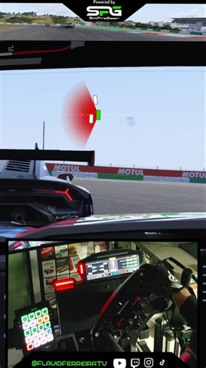 Dive bomb gone wrong! - LMU at Portimão with Mustang GT3 Rookies#simprogear #simracing #lmu #gt3