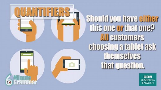 Watch this 👀 and learn English grammar with Catherine and Finn as they explain how to use quantifiers in just ⏰ six minutes. For extra activities and study materials on quantifiers, visit: http://bbc.in/1Ojx1OR | BBC Learning English