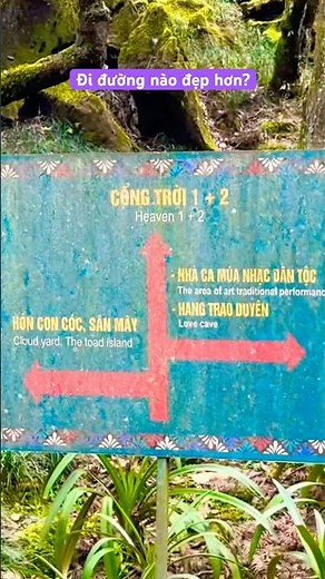 Chỉ dẫn đường lên Cổng Trời Hàm Rồng Sapa