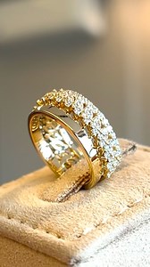 283K views · 126 reactions | When You Customise Perfection ✨ The Ultimate 3 Bands in 1 A unique diamond wedding band with 3 special designs all in one! Made for you to look special in every occasion Are you a fan of this 3 Bands ring? . . . . . . . . . . . . . . #custom #bespoke #custommade #customjewelry #customised #customised #weddings #weddingband #band #bands | Mortada Jewelry | Facebook