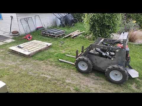 DIY Homemade Mini Skid Steer Loader