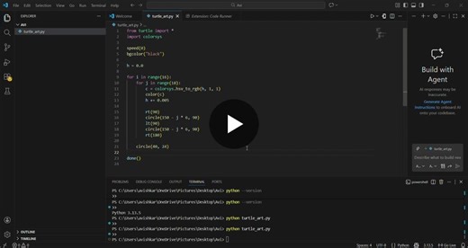 Python Turtle Generative Art | Avishkar Bhagat posted on the topic | LinkedIn