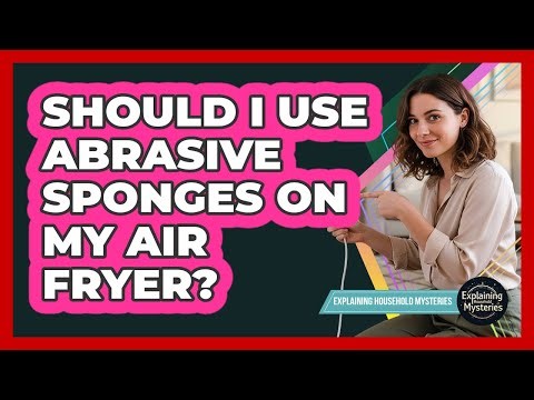 Should I Use Abrasive Sponges On My Air Fryer?