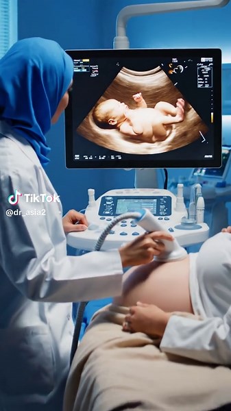 Ultrasound of the baby a few days before birth #anatomy #viral #foryou #human #healthylifestyle #shorts