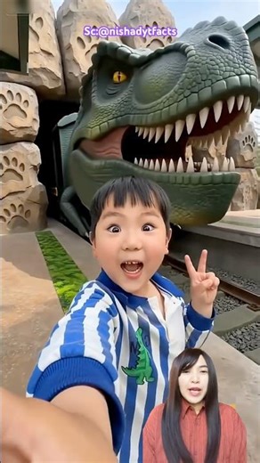 Ride the Dinosaur Train‼️nishadytfacts #ramadanwithyoutube