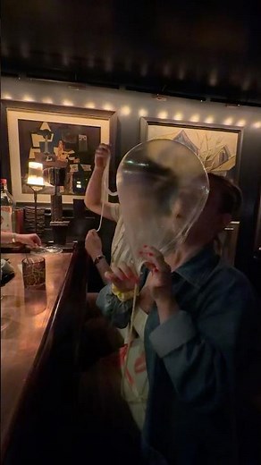 Alinea’s green apple helium balloon