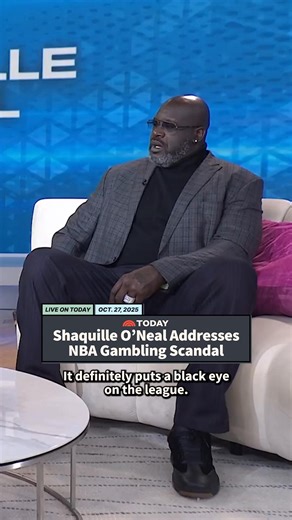NBA Hall-of-Famer Shaquille O’Neal speaks out on the recent arrests of NBA stars in the gambling scandal that has shocked the sports world. “My take on it is ‘Why would you do certain things to jeopardize your brand, jeopardize your team and jeopardize your family?’” | Today Show