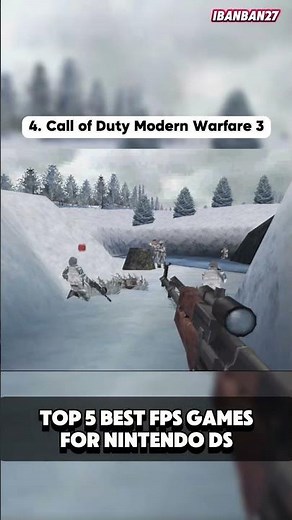 5 Best DS FPS Games #shorts #fps #nds #fpsgames #nintendods