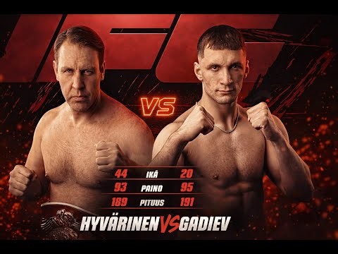 Gadiev ja Hyvärinen vastakkain – IFC Face Off ennen ottelua 🔥