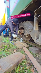 Derailment Indian LHB Bogie #fb #railway #reels #video #new #school #education #canada #indian #LHB #reelsvideo #bogie #lifting #work #foryouシ #follower | Shoriful Islam
