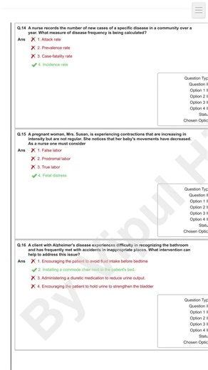 # Nursing # Previous year question paper # DHS