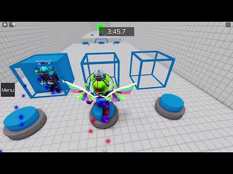 Roblox Teamwork Puzzles 2 players speedrun 5:00 glitchless (NOT ACTUAL)