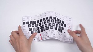 GOWENIC Keyboard Stickers, Universal DIY Cute Mechanical Keyboard Stickers, PVC Clear Frosted Pattern, Suitable for 84 to 108 Key Keyboards