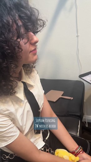 My client did amaizng. She opted for a silver titanium spike horseshoe for her piercings today!! Thank you!!#septum #septumpiercing #septumpiercings #piercing #piercings #bodypiercing #bodypiercer #bodypiercings #piercersoftiktok #piercingsoftiktok #fyp #fypage #pierced #piercingstudio #piercedgirl @ARTillery Ink @Curated Piercing Studio jewelry provided by @Crave Body Jewelry