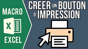 🎥 [EXCEL - CRÉER UN BOUTON D'IMPRESSION (Impression en 1 clic, aperçu avant impression..)] ----------------------------------------------------------------------- = Dans cette vidéo, je vous montre comment créer un bouton d'impression sur Excel. ----------------------------------------------------------------------- 1) Insérer une image comme bouton ---------- Dans l'exemple on va insérer une image qui va servir de bouton. = Onglet "Insertion" puis menu "Illustrations" puis "Images" et choisir 