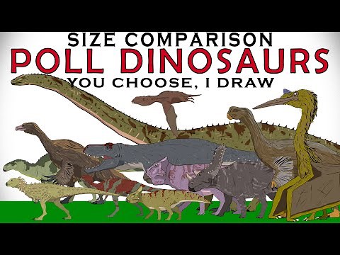 Random Dinosaurs Size Comparison vol.3 (Supersaurus, Pteranodon, Gigantoraptor, T-Rex)
