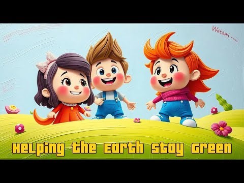 🎵 Helping the Earth Stay Green - Kids Nature Song 🌍🌱💚