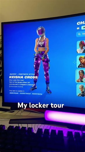 My locker #fortnite #fortnitebr #emote #fortnitedance #foryou #trend #funny #newupdateinrobloxbedwar