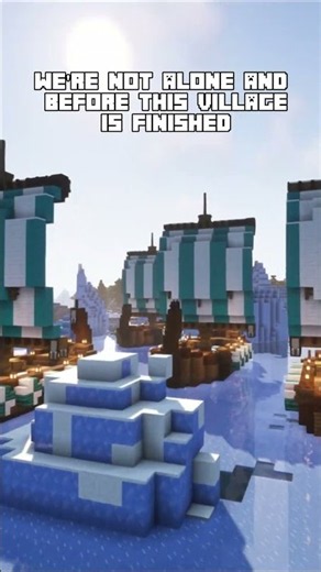 I Built a Viking Village in Minecraft ⚔️ #minecraft #vikings