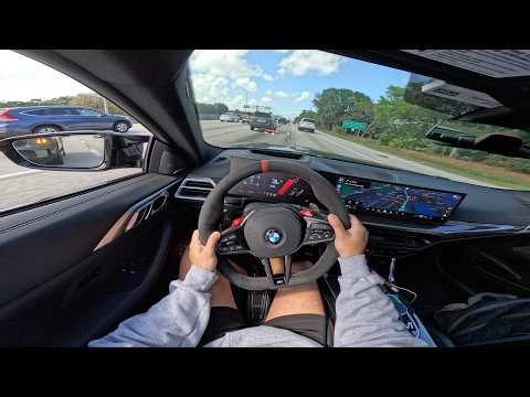POV 2025 BMW M4 CS CUTTING UP‼️
