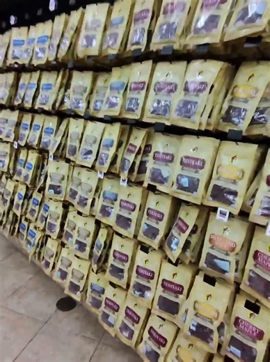 Buc-ees wall of jerky