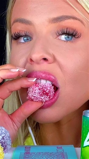 Enjoying ASMR Wax Candy Mukbang Experience
