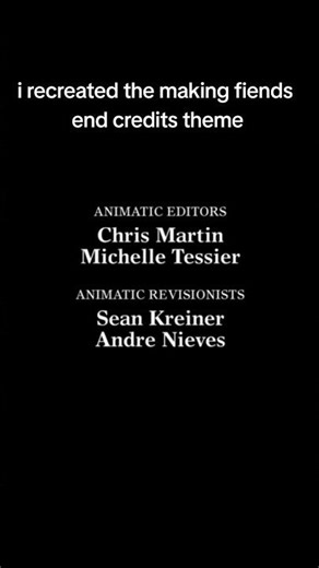 Making Fiends Credits