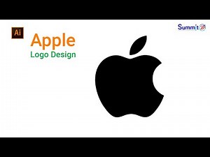 How to design apple Logo in Adobe Illustrator | Brand logo | Summit Design