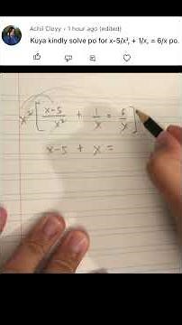RATIONAL EQUATIONS