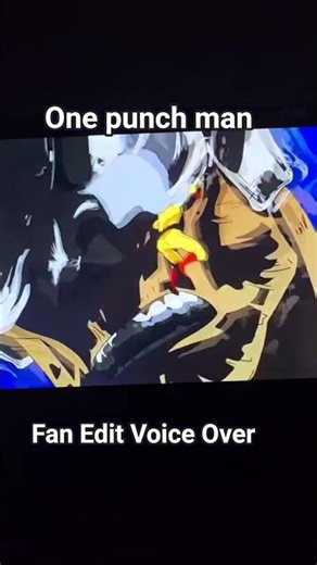 one punch man 🤜 👨having overwhelming strenght is pretty boring voice actor fan art
