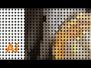 Mosaic Effect | Illustrator Tutorial